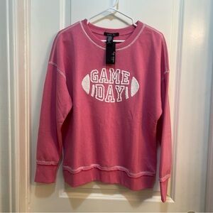 NWT Pink Game Day Sweatshirt size M